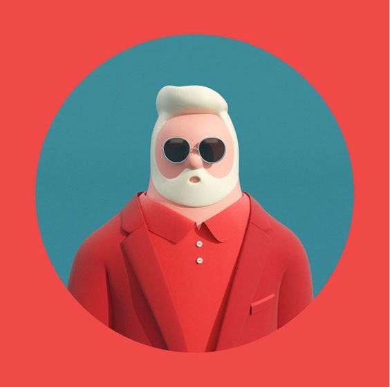 imagen de muñeco con anteojos de sol